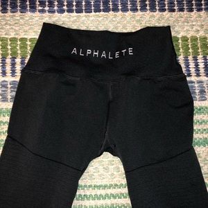 Alphalete Leggings in Charcoal Grey